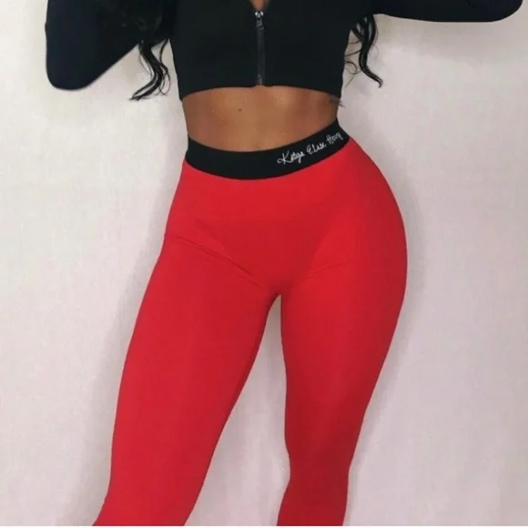 Leggings Workout by Katya Elise Henry red - Picture 2 of 4